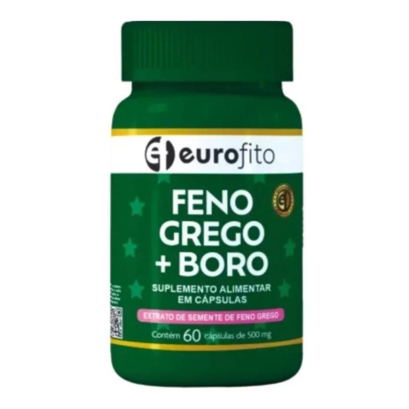 FENO GREGO+BORO 500MG C/60 CAPS Eurofito PROMOÇÃO ean
